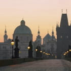 Miniatura fototapety Most Karola o świcie
