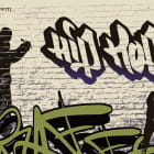 Miniatura fototapety Graffiti hip-hopowe