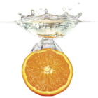 Miniatura fototapety Pomarańcza w wodzie