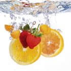 Miniatura fototapety Truskawki i cytryny